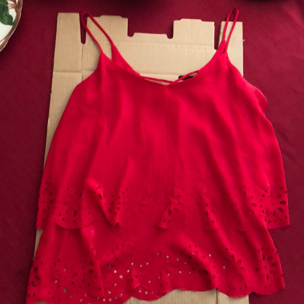 Red Myan tank top from Francesca’s. Barely worn.